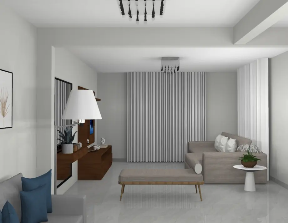 Imagem de projeto para reforma de sala